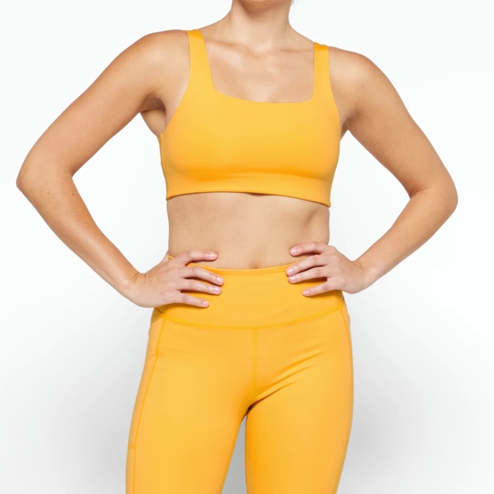 Girlfriend Collective Compression Set, small bottoms & medium top